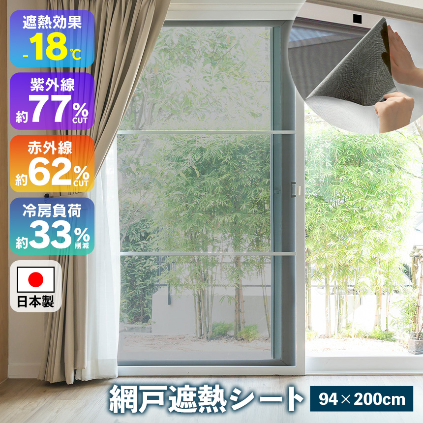 網戸遮熱シートSDWS-0220【94×200cm】