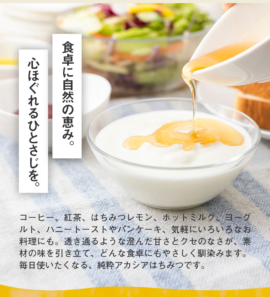 純粋アカシアはちみつ