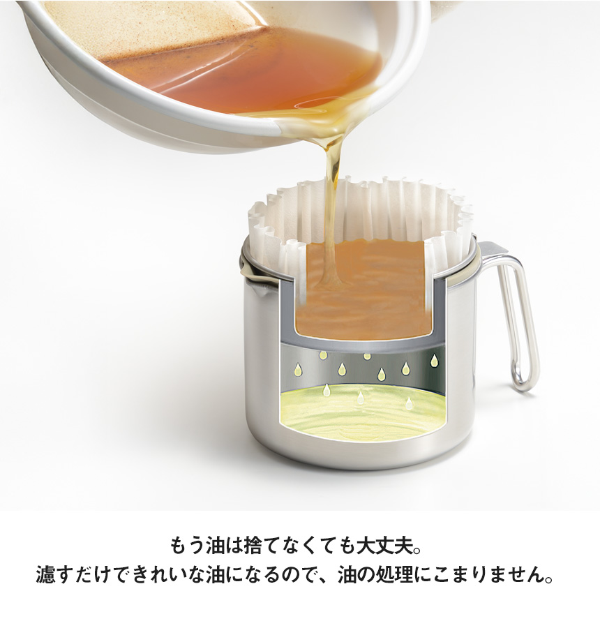 ろ過式オイルポット