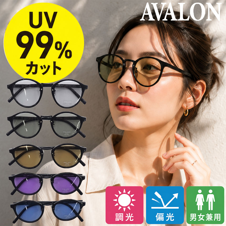調光・偏光機能付きレンズサングラス