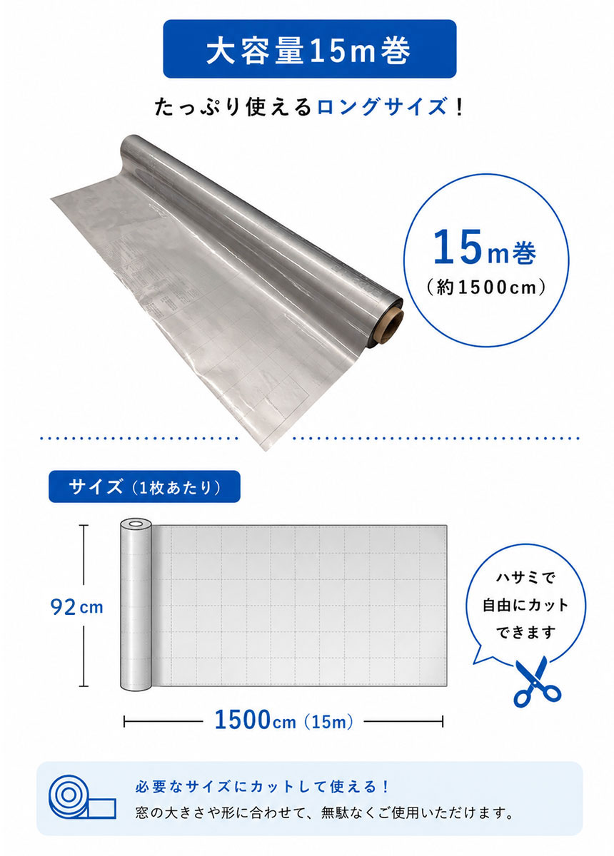大容量15m巻