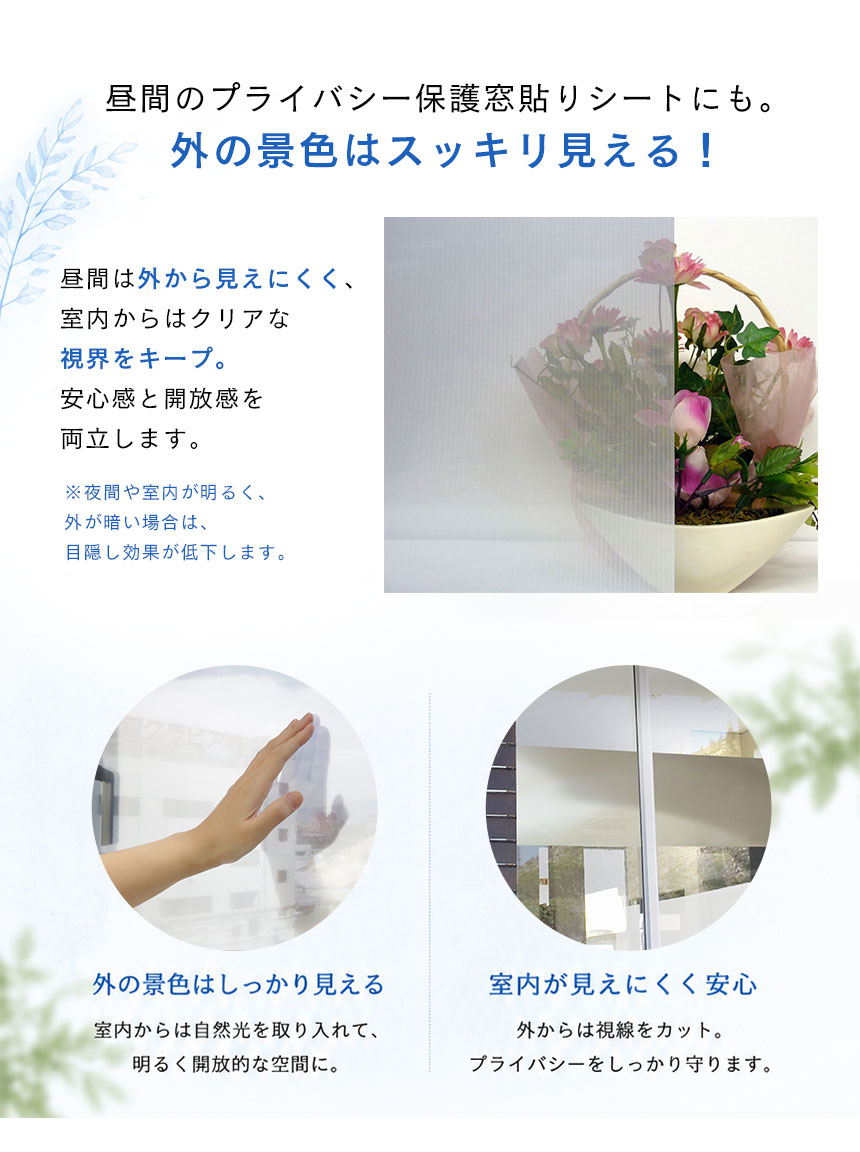 ミラー窓フィルムシート