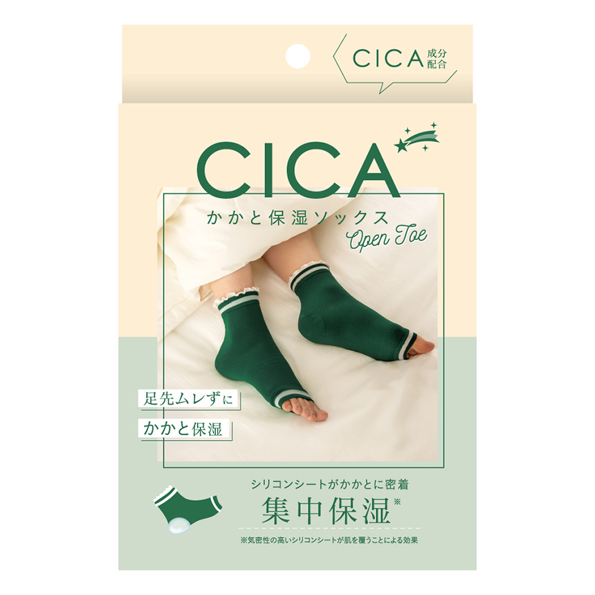 CICA かかと保湿ソックス