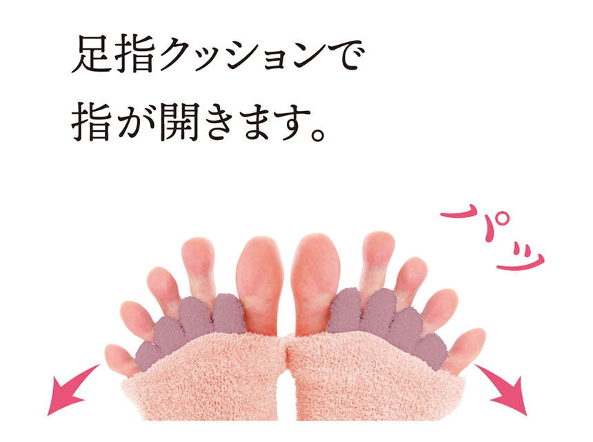bloom me 磁気付き足指サポーター